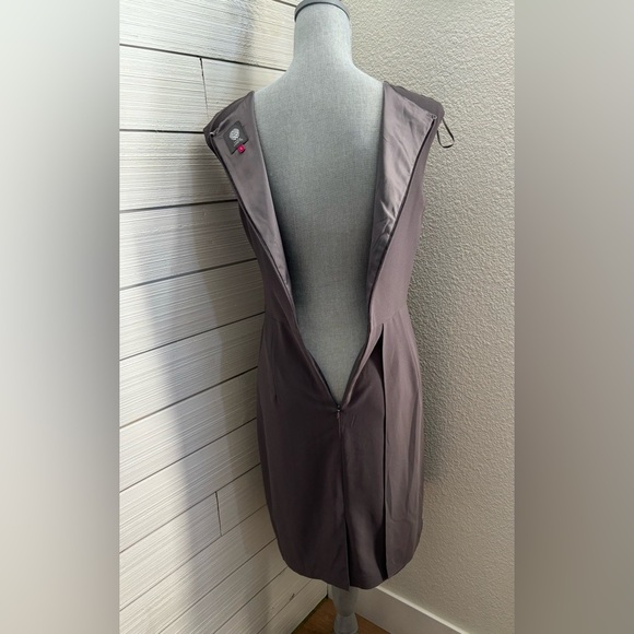 Vince Camuto Women’s Dark Gray Sleeveless Dress Size 6 OFFICE Party NEW - Picture 7 of 10